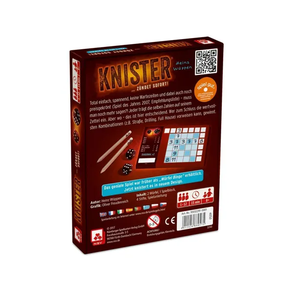 nsv-signature-knister-w-rfelspiel-de-ausgabe-1-12-spieler image 2