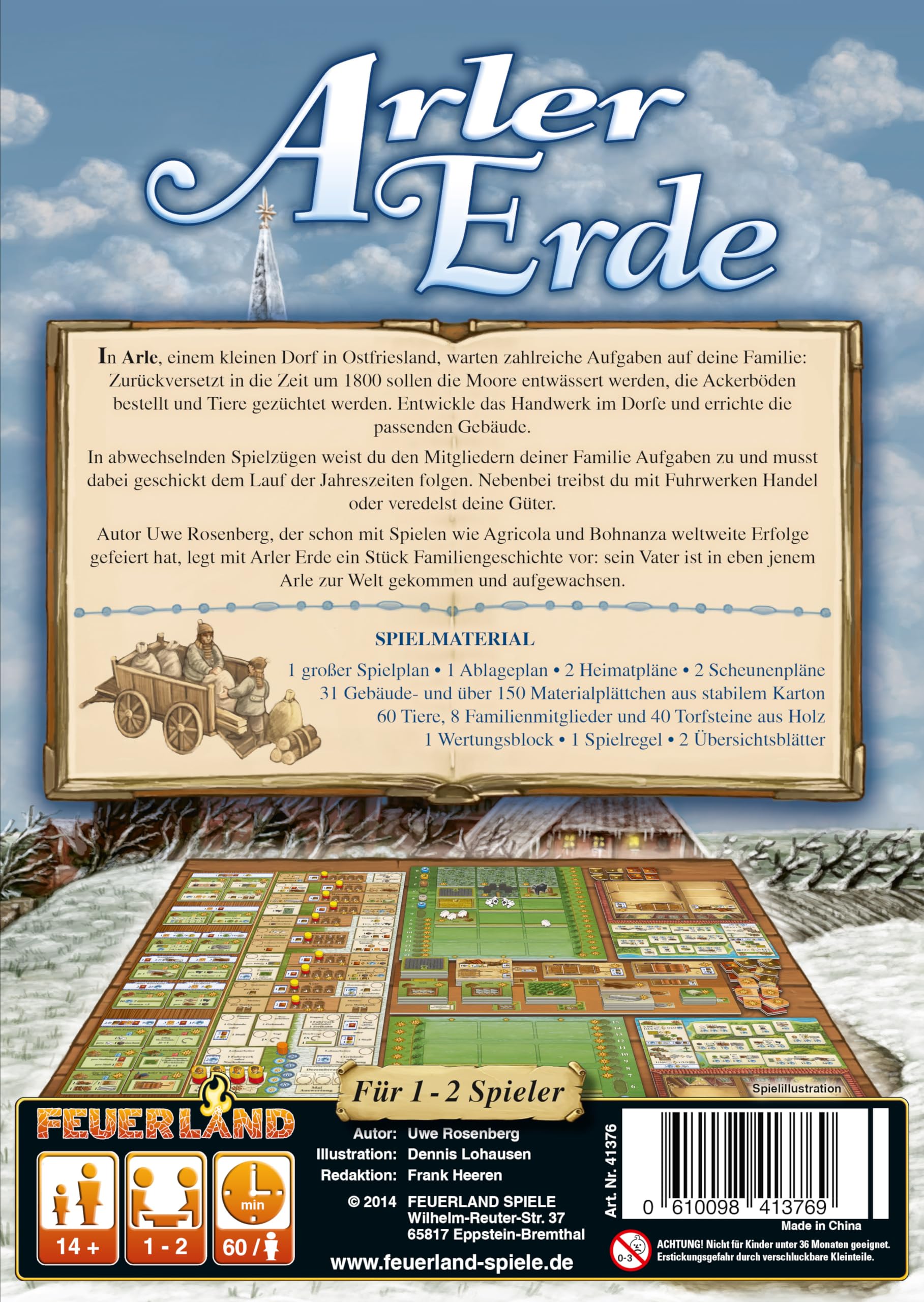 feuerland-arler-erde-brettspiel-1-2-personen-worker-placement image 2