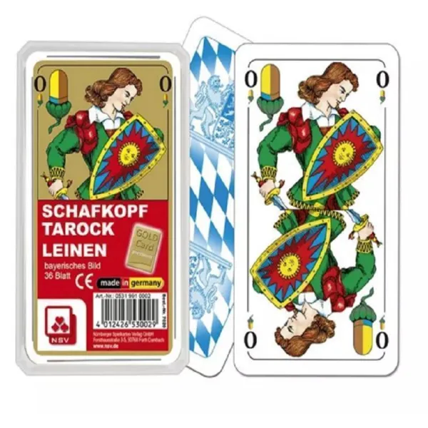 nsv-schafkopf-tarock-kartenspiel-bayerisches-bild-premium-leinen image 1