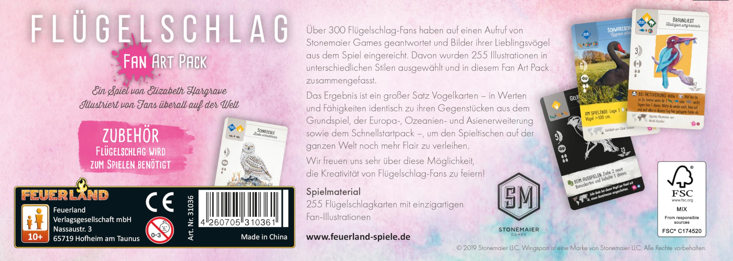 feuerland-fl-gelschlag-fan-art-pack-vogelkarten-255-v-gel-artwork image 3