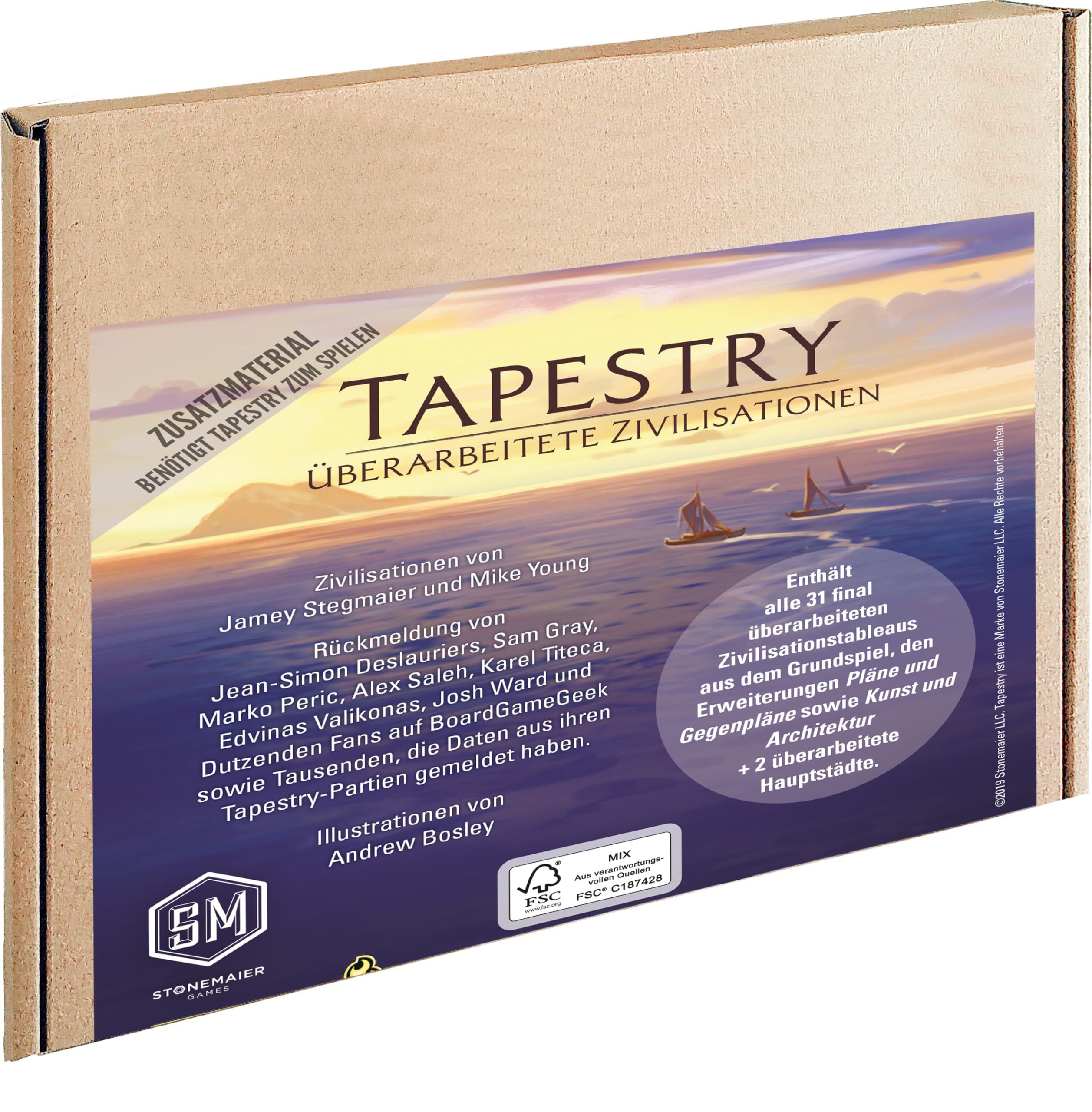 feuerland-tapestry-berarbeitete-zivilisationen-braun-gold-box image 1