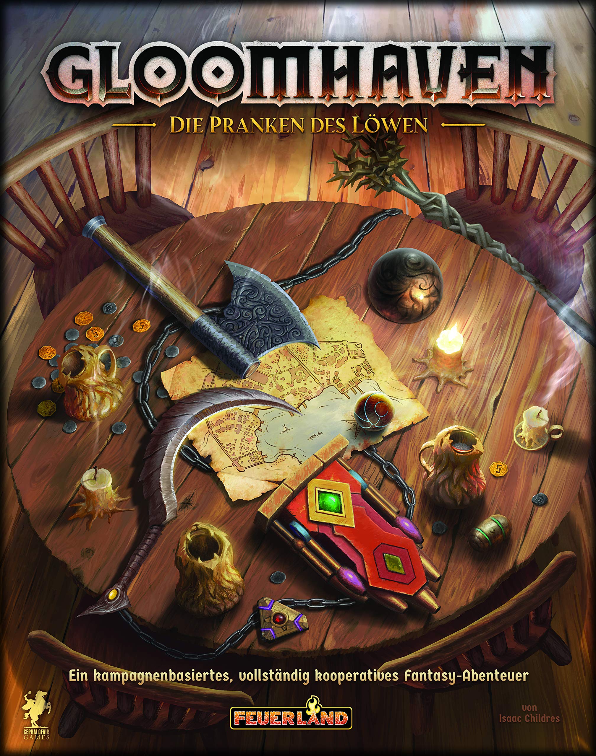 feuerland-gloomhaven-pranken-des-l-wen-brettspiel-deutsch image 2