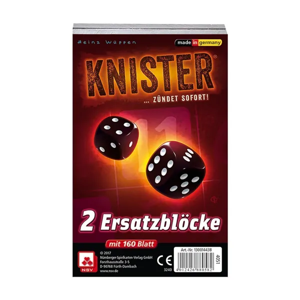 nsv-knister-ersatzbl-cke-w-rfelspiel-2er-pack-80-blatt image 1