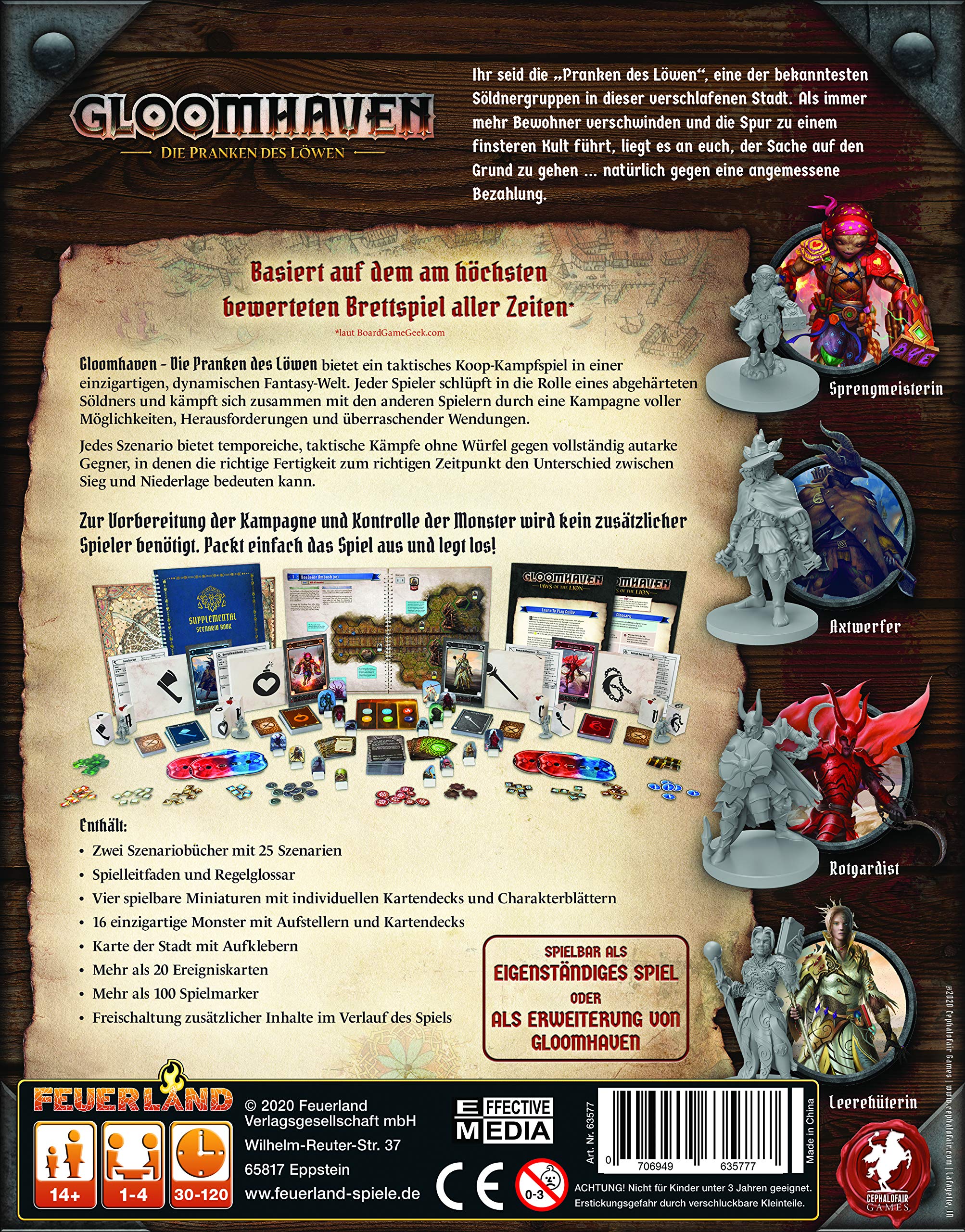 feuerland-gloomhaven-pranken-des-l-wen-brettspiel-deutsch image 3